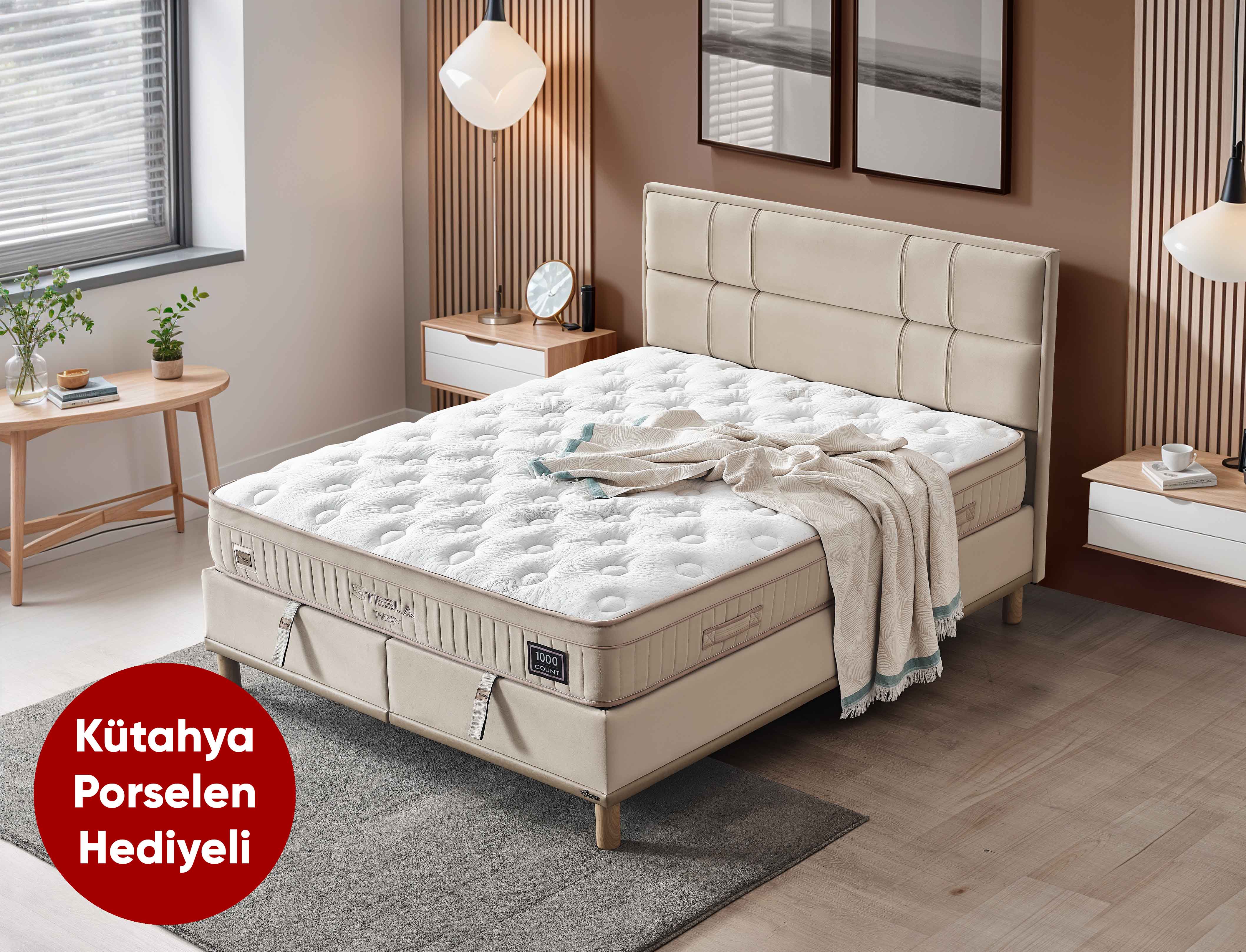 SET TESLA THERAPY 140X190 (KUTAHYA PORSELEN HEDIYELI)